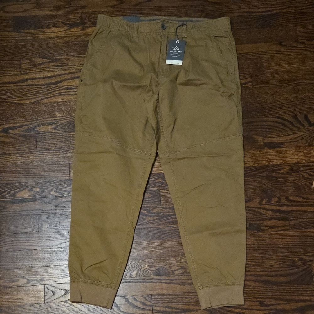 Alpha Industries Men's Tan Chinos